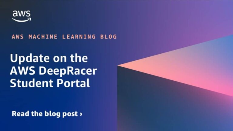 Novedades del Portal Estudiantil de AWS DeepRacer