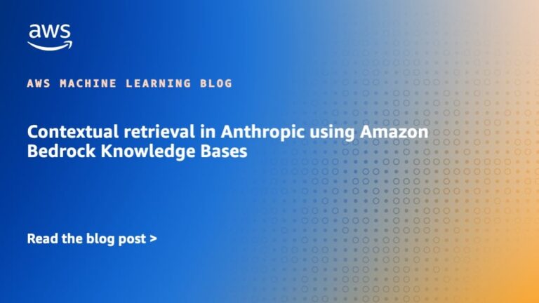 Recuperación Contextual en Anthropic con Bases de Conocimiento de Amazon Bedrock