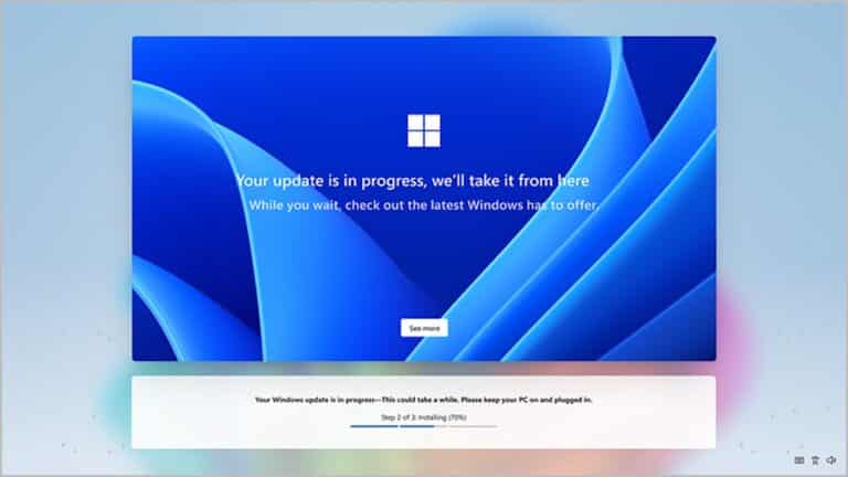 windows 11 get ready for oobe update screen 2